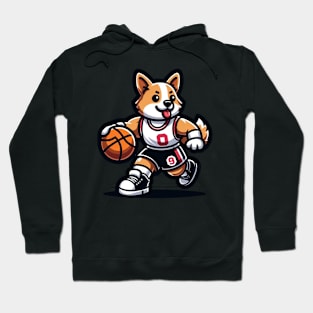 basketball player corgi Hoodie